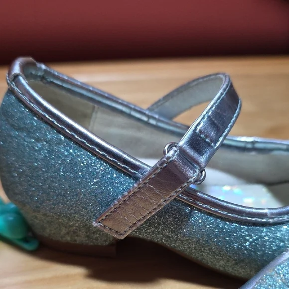 Stelle Glitter Kids Dress Shoes - Pink and Blue - Picture 6 of 11